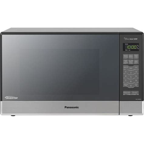 Panasonic 12 Cu Ft 1200 Watt Countertop Microwave Stainless Steel In