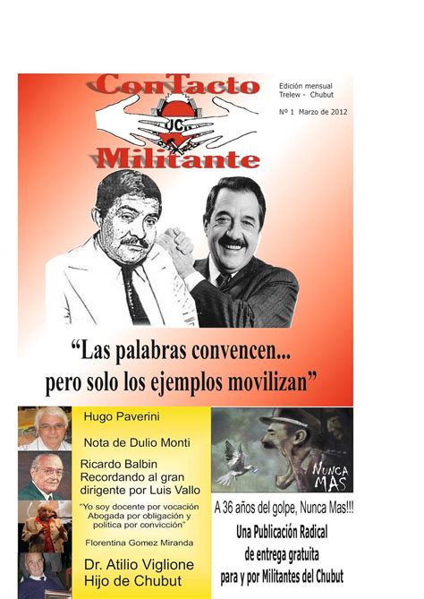Calaméo Revista Con Tacto Militante Nº 1 Marzo 2012