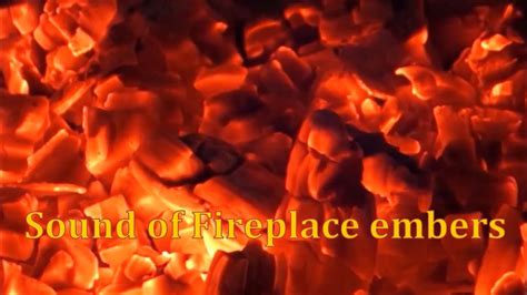 sound of pure wood fire embers only original sound youtube