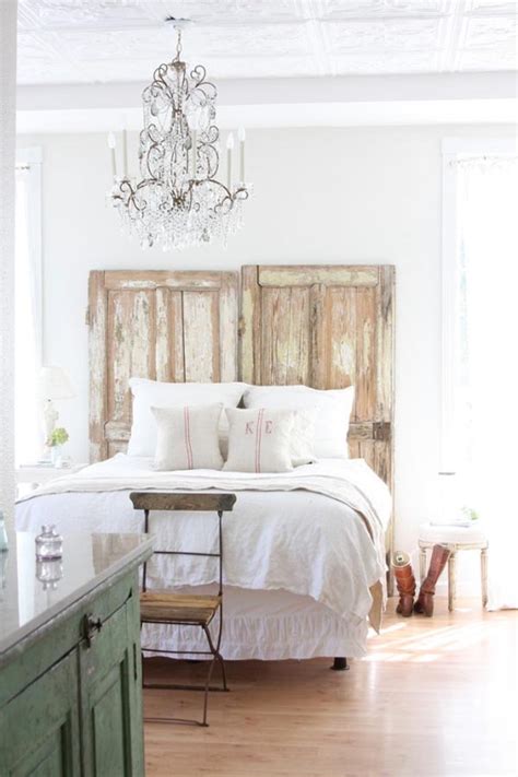 Clever Repurposing Door Headboard Ideas