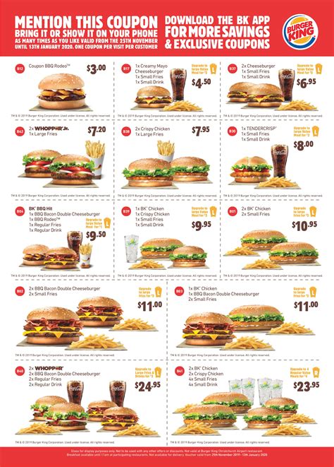 The specialty of the chain, however, is its range of burgers. Pictures Of Burger King Menu Prices 2020 Philippines : Burger King Menu, Menu for Burger King ...