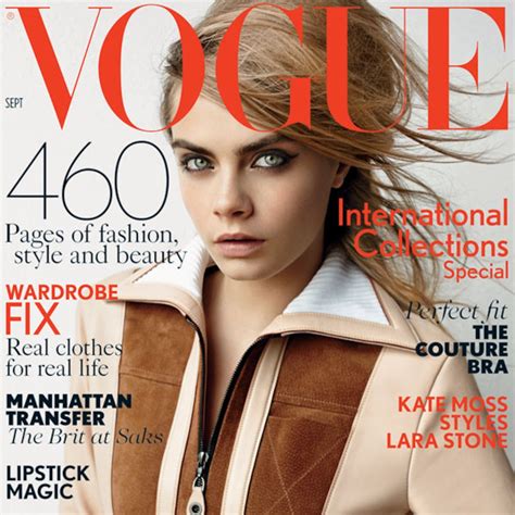 Cara D Covers British Vogues 2014 September Issue E Online