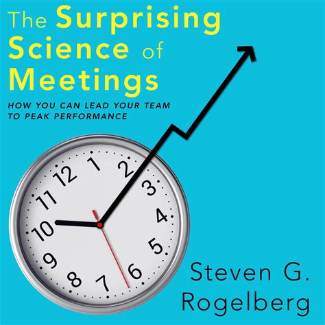 the surprising science of meetings audiobook by steven g rogelberg
