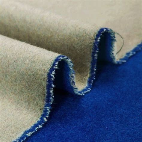 Reversible Wool Blends Fabric Wool Cashmere Fabricdoubledazuresew