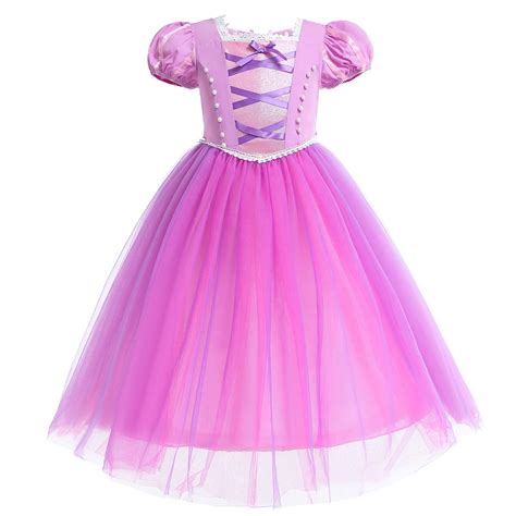 Buy Myrisam Girls Rapunzel Dress Puff Sleeve Princess Sofia Costume