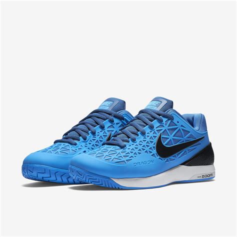 Nike Mens Zoom Cage 2 Tennis Shoes Blueblack