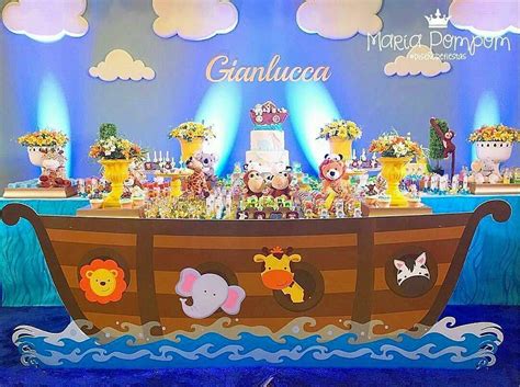 Linda decor Arca de Noé by mariapompom py catalogodefestas arcadenoe festaarcadenoe