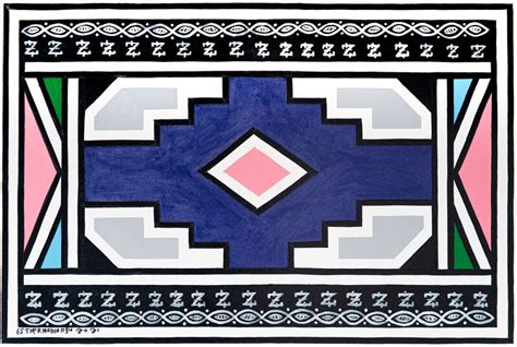 Esther Mahlangu Ndebele Abstract 2021 Available For Sale Artsy
