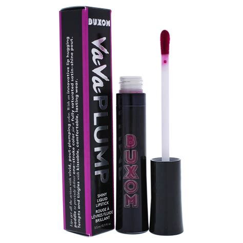 Buxom Va Va Plump Shiny Liquid Lipstick Pin Up Plum By Buxom For Women Oz Lipstick