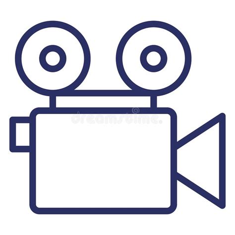 Movie Camera Isolated Isolated Vector Icon Easily Editable Easily