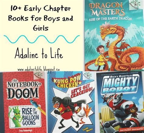 10 Early Chapter Books For Boys And Girls Books For Boys Chapter