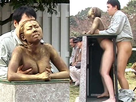 RCT 126 Finish Becoming The Bronze Statue In Nude And Street Corner