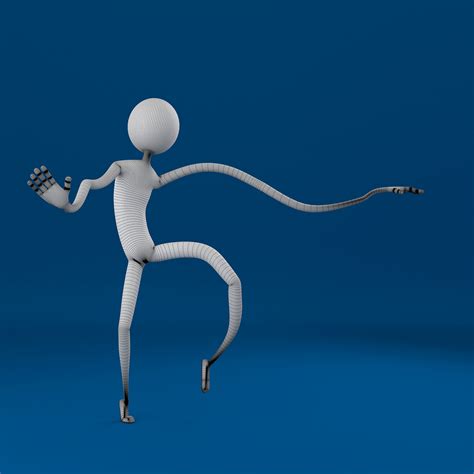 Stickman Rigged Character 3d Model Turbosquid 1517191