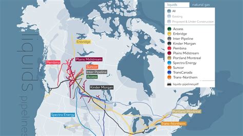 New Interactive Map Shows Locations Of Canadas Energy Pipelines
