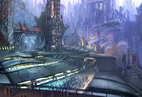 New Atlantis Sci Fi Architecture Atlantis Cityscape