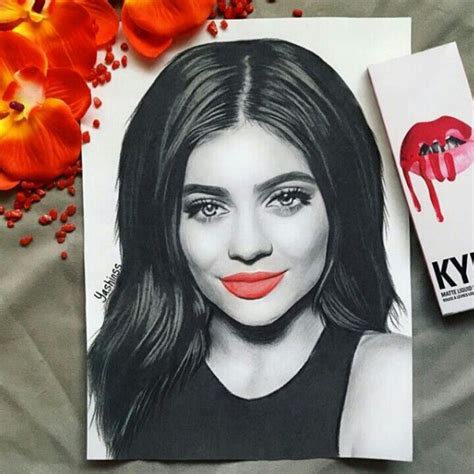 Kylie Jenner Drawing Kylie Jenner Style Art Inspo Female Sketch