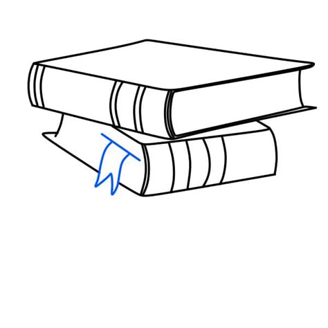 Passo 7 Não Se Esqueça De Desenhar A Borda Da Capa Do Livro