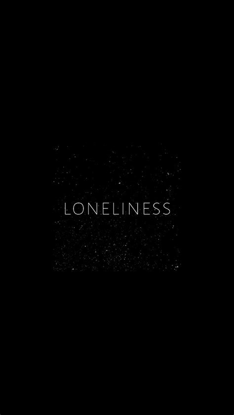 Words Minimalism Inscription Loneliness Alone Lonely Hd Phone