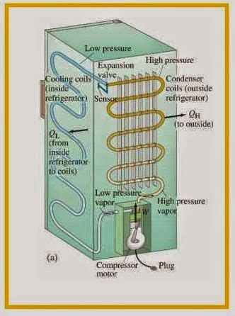 Component #1 is the compressor. A Diagram of Refrigerator - EEE COMMUNITY