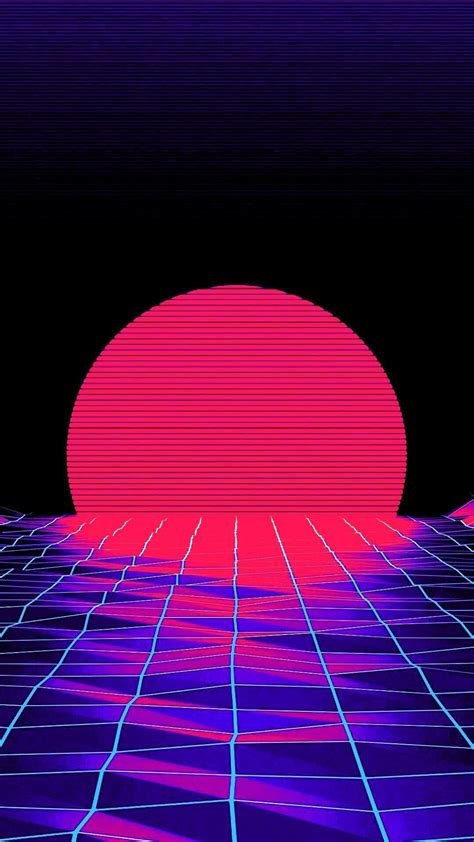 Retro Synthwave Iphone Wallpapers Wallpaper Cave