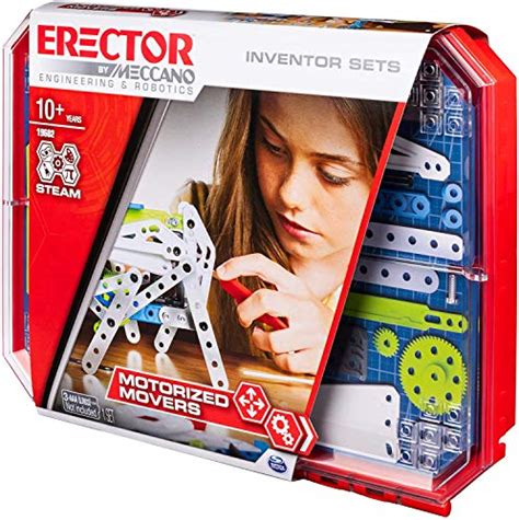 Meccano Erector Set 5 Motorized Movers Steam Building Kit With