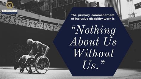 “nothing About Us Without Us ” How Disability Advocacy Can Reinforce Negative Perceptions And