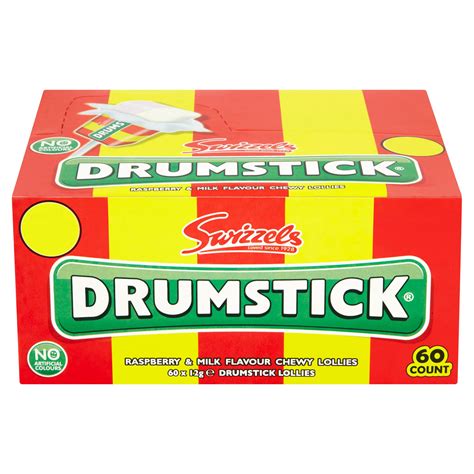 Swizzels Drumstick Raspberry And Milk Flavour Chewy Lollies Sweets