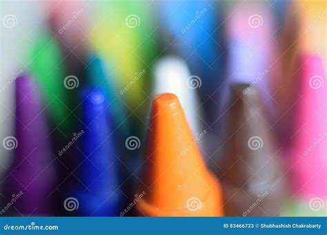 Macro Detail Of Colorful Wax Crayon Colors Stock Image Image Of Color