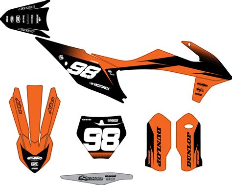 Ktm Decal Graphic Kits Australia Free Shipping On Motocross Decals