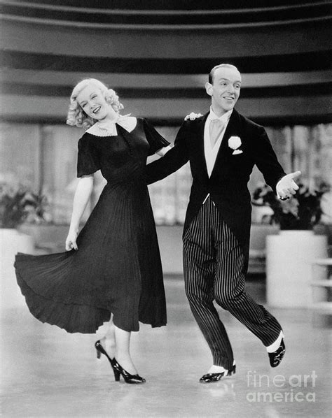 Ginger Rogers And Fred Astaire Dancing 1 By Bettmann