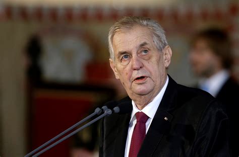Czech President Zeman To Leave Intensive Care On Thursday Denik N Report Reuters