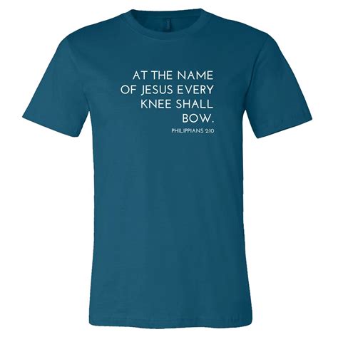 Every Knee Shall Bow T Shirt Mens Sml