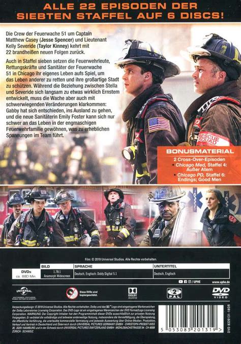 Chicago Fire Staffel 7 6 Dvds Jpc