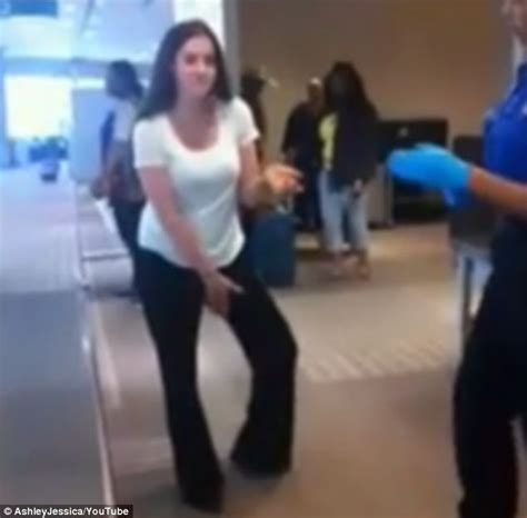 Moment Woman Claims She Was Groped By Tsa Agent During Airport Security