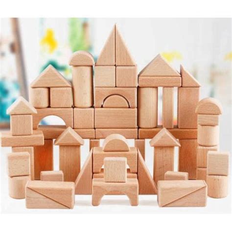 Handmade Wooden Building Blocks Natural Wood Handcrafted Etsy