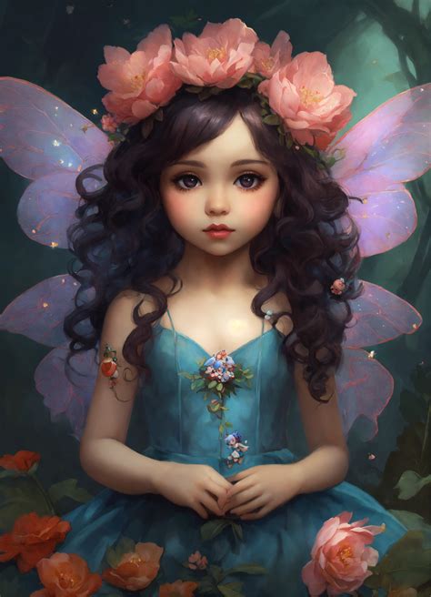 Lexica Portrait Of A Very Cute Fairy Gothic Chibi Girl Kewpie Fairy Clothes Fairy Magics