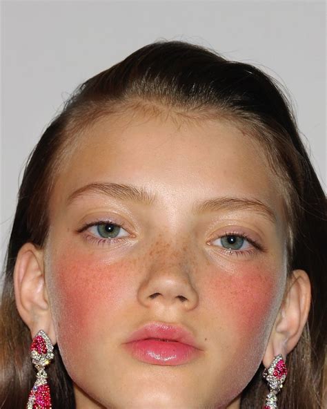 Rosy Cheeks Editorial Makeup Blush Makeup Makeup Looks