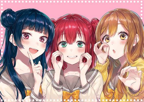 Bluehair Blush Bow Browneyes Brownhair Greeneyes Kunikidahanamaru