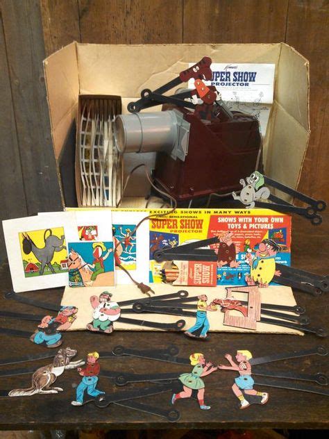 Kenners Super Show Projector Deluxe Give A Show In Original Box 1960s