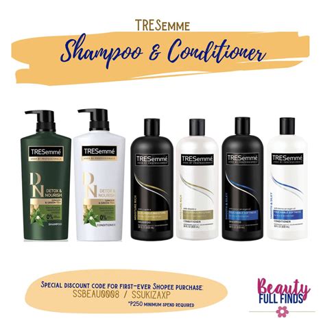 Tresemme Detox And Nourish Shampoo 620ml Shopee Philippines