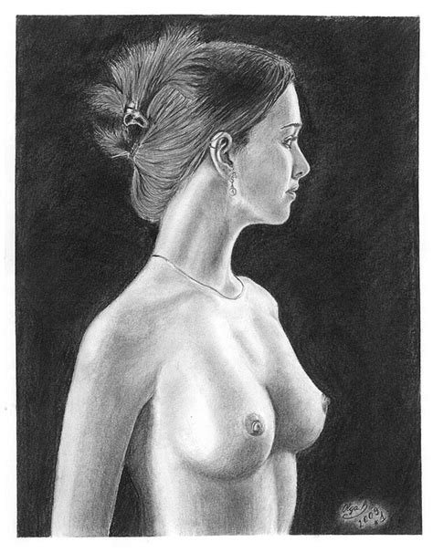 Pencil Drawing Classic Nude Woman Olgabell Ca Greeting Card For
