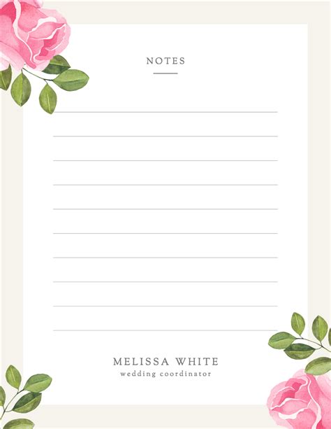 Free Notepads Templates Design Your Notepads From Jukebox