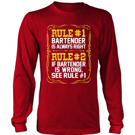 Bartender Zone Speed Limit Long Sleeve Shirt