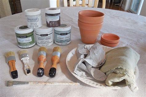 Today, we're sharing how to white wash terracotta pots with chalk paint. How To Age Terra Cotta Pots With Chalk Paint | Aging terra ...