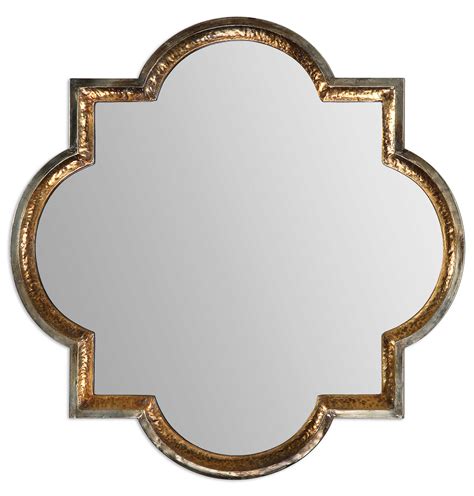 Lourosa Gold Quatrefoil Mirror 40w X 40h X 2d The Woodlands