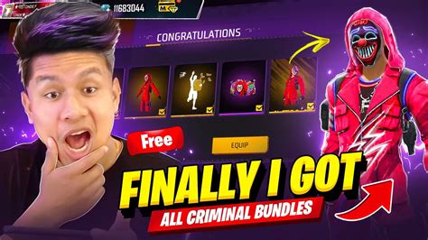 Finally I Got Most Rare Top Neon And Red Criminal For Free 😱 Tonde Gamer