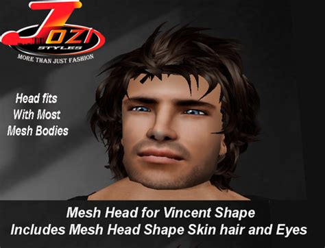 Second Life Marketplace Male Mesh Head And Shape