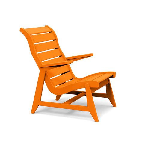 Stackable plastic stationary adirondack chair (s) with slat seat. Modern Resin Patio Chair Made in U.S.A. | Loll Designs | Outdoor rocking chairs, Loll designs ...