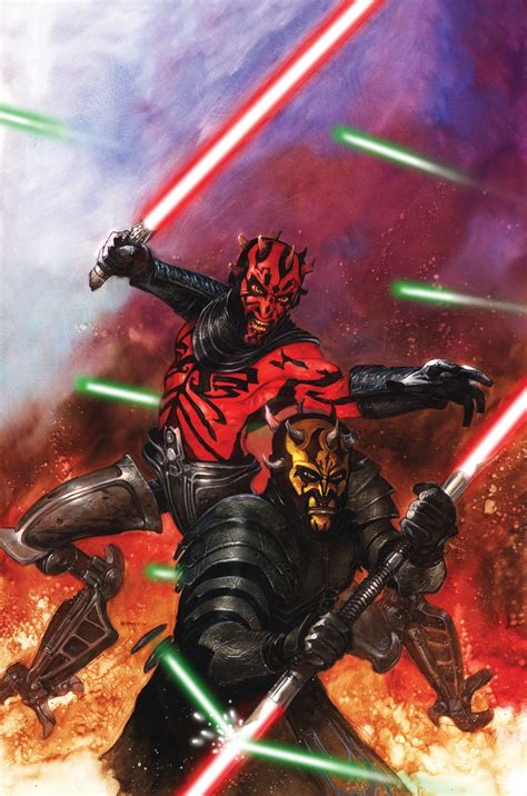 Darth Maul And His Brother Savage Opress By Dave Dorman Rimaginaryjedi