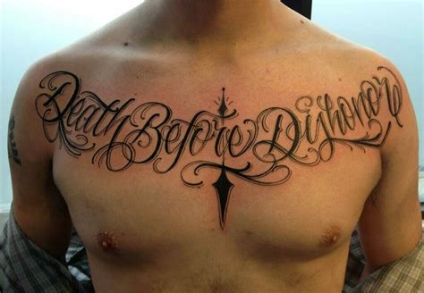 Top 10 Chest Lettering Tattoo Ideas That Will Blow Your Mind 2023